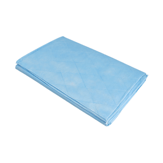 Disposable Grey Blanket - 100% Polyester, 60" x 80", 24/cs | Quantity - 1x CS
