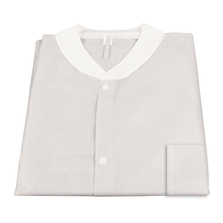 Labjacket w/ Pockets, X-Large, White, 3/10/cs | Quantity - 1x CS