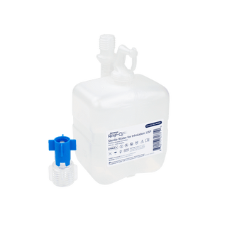 Sterile Water for Inhalation, USP, Prefilled Bubble Humidifi, 350 mL w/Adaptor, 20/cs | Quantity - 1x CS