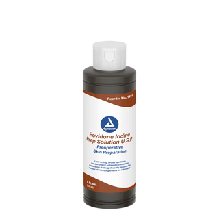 Povidone Iodine Prep Solution, 8 oz. Bottle, 24/cs | Quantity - 1x CS