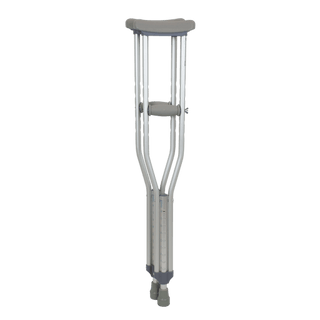 Aluminum Crutches - Youth, 4'6" - 5'2", 2pc/pk,8pk/cs | Quantity - 1x CS