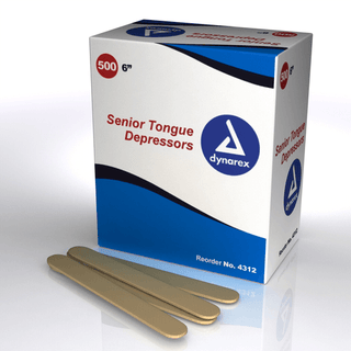 Tongue Depressors Wood - Sterile, 6", Senior, 10/100/cs | Quantity - 1x CS
