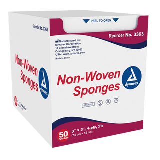 Non-Woven Sponge, 4" x 4" 4 Ply, 10/200/cs | Quantity - 1x CS