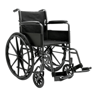 DynaRide S1 Wheelchair - 18" x 16" w/ Fixed Full Arm FR, Silver Vein, 1pc/cs | Quantity - 1x CS