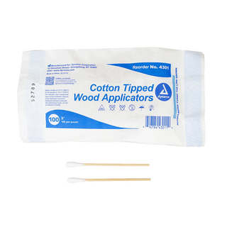 Cotton Tip Applicators in Sealed Vial, 3", 50/100/cs | Quantity - 1x CS