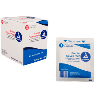 Surgical Gauze Sponge - Sterile 2's, 8" x 4" 12 Ply, 20/25/cs | Quantity - 1x CS