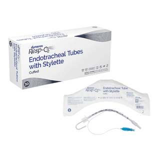 Endotracheal Tubes w/ Stylette - Cuffed, 8.0 mm, 10/bx | Quantity - 1x BOX