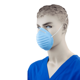 Molded Face Mask, Blue, 20/50/cs | Quantity - 1x CS