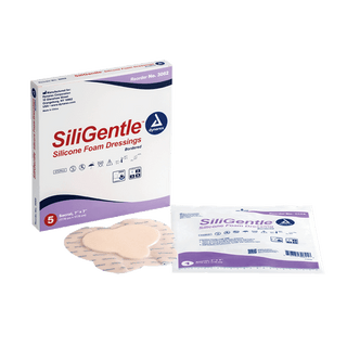 SiliGentle - Silicone Bordered Foam Dressing, 2" x 2", 12/10/cs | Quantity - 1x CS