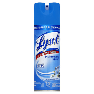 DISINFECTANT, LYSOL SPRAY SPRING WATERFALL 12OZ (12/CS) | Quantity - 1x EA