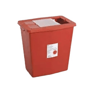 CONTAINER, SHARPS RED 12GL W/SLIDE TOPLID (10/CS) | Quantity - 1x EA