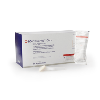 APPLICATOR, CHLORAPREP NEW LABEL CLR 3ML (25/CT 4CT/CS) | Quantity - 1x CT