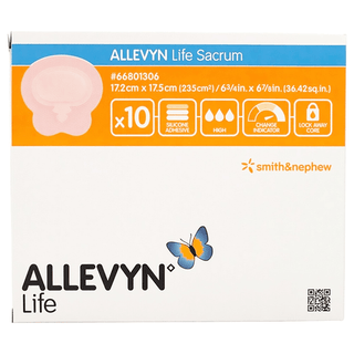 DRESSING, WND ALLEVYN LIFE SACRUM STR SM 7X7" (10/BX 6BX/CS) | Quantity - 1x EA