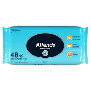 WASHCLOTH, UNSCENTED (48/PK 12PK/CS) | Quantity - 1x PK