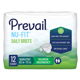 BRIEF, INCONT PREVAIL BARI 2XLG 62-73" (12/BG 4BG/CS) | Quantity - 1x CS