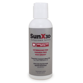 SUNSCREEN, SUN X SPF30+ 4OZ (12/CS) | Quantity - 1x EA