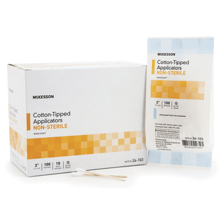 APPLICATOR, COTTON TIP N/S 3" (100/BG 10BG/BX 10BX | Quantity - 1x CS