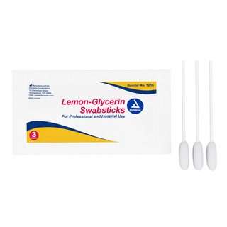 SWAB, LEMON GLYCERIN (3/PK 25PK/BX 10BX/CS) | Quantity - 1x PK