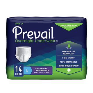 UNDERWEAR, OVERNIGHT PROT PREVAIL LG 44-58" (14/PK 4PK/CS) | Quantity - 1x CS