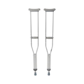 CRUTCH, ALUM PSH-BTN ADJ ADLT 350LB (8PR/CS) | Quantity - 1x CS