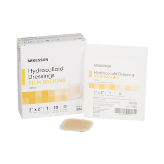 DRESSING, HYDROCOLLOID FILM-BCK STR 2X2"(20/BX 20B | Quantity - 1x EA