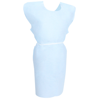 GOWN, EXAM T/P/T ECON BLU 30X42 (50/CS) | Quantity - 1x CS