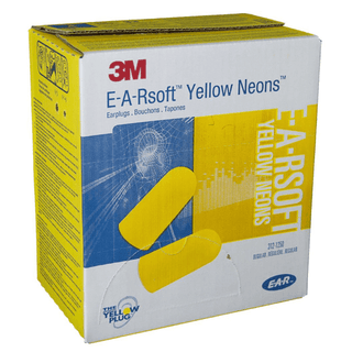 PLUG, EAR SFT NEON W/O CORD (200PR/BX 10BX/CS) 3M | Quantity - 1x BX