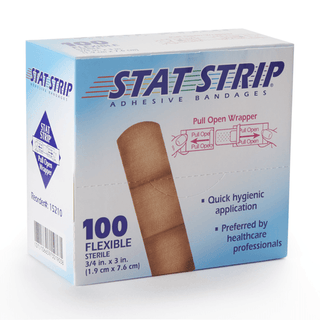 BANDAGE, ADHSV FLEX STAT STRIP3/4"X3" (100/BX) DERSCI | Quantity - 1x CS