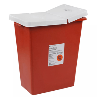 CONTAINER, SHARPS RED 18GL W/LID (5/CS) | Quantity - 1x CS