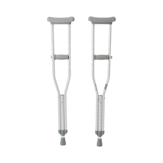 CRUTCH, ALUM PSH-BTN ADJ YTH 350LB (8PR/CS) | Quantity - 1x CS
