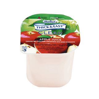 THICK & EASY, JUICE THICKENED APPLE NECTAR 4OZ(24/ DMNDCR | Quantity - 1x CS