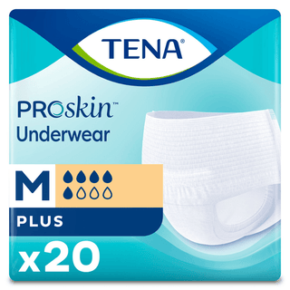 UNDERWEAR, INCONT TENA + UNSX WHT MED (20/PK 4PK/CS) | Quantity - 1x CS
