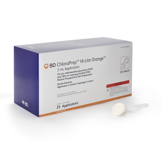 APPLICATOR, CHLORAPREP HI-LITENEW LABEL ORG 3ML (25/CT) | Quantity - 1x CT