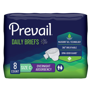 BRIEF, BARIATRIC PREVAIL C UP TO 110" (8/BG 4BG/CS) | Quantity - 1x BG