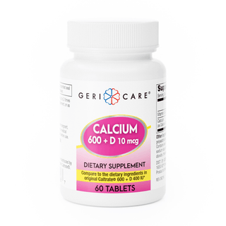 CALCIUM, TAB 600+D3 400IU (60/BT 12BT/CS) | Quantity - 1x BT
