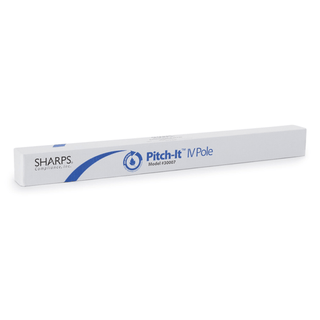 IV POLE, PITCH-IT DISP W/2HOOK(12/CS) | Quantity - 1x EA