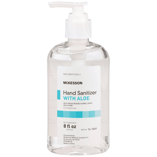 SANITIZER, HAND INSTANT PUMP W/ALOE 8OZ (24/CS) | Quantity - 1x CS
