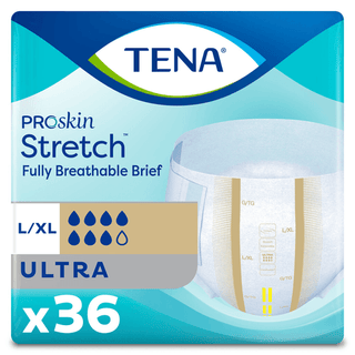 BRIEF, INCONT TENA STRETCH LG/XLG (36/BG 2BG/CS) | Quantity - 1x PK