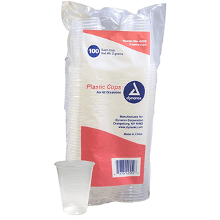 CUP, DRINK PLAS CLR 5OZ (100/PK 25PK/CS) | Quantity - 1x PK