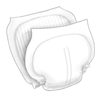 PAD, INSERT CONTOURED W/WINGS OVERNIGHT ABSRB GRN (48/CS) | Quantity - 1x CS