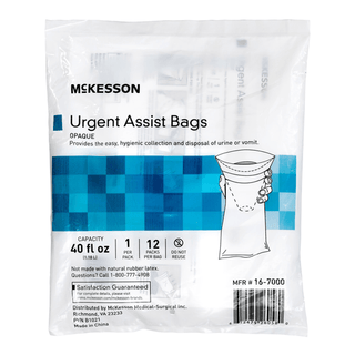 BAG, VOMIT WHT OPAQUE 40OZ (12EA/BG 20BG/CS) | Quantity - 1x EA
