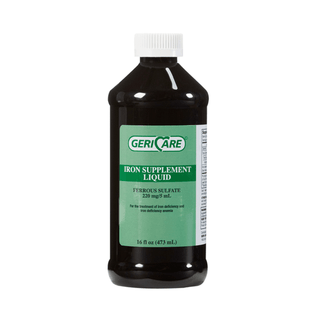 FERROUS SULFATE, LIQ 16OZ (12/CS) | Quantity - 1x BT