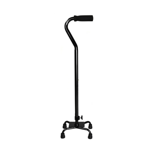 CANE, QUAD/SM BASE STEEL BLK (4/CS) | Quantity - 1x EA