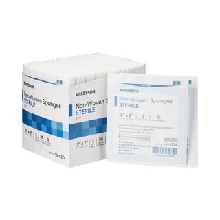 SPONGE, UNIV STR 2X2 4PLY LF (2/PK 25PK/BX 60BX/CS | Quantity - 1x BX