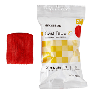 TAPE, CAST RED LF 2"X4YDS (10RL/BX) | Quantity - 1x BX