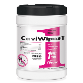 WIPE, WET DISINF CAVIWIPES1 6"X6 3/4" (160/CN 12CN/CS) | Quantity - 1x CS
