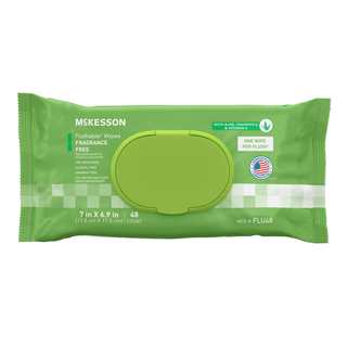 WIPE, WET FLUSHABLE UNSCNTED SFT PK W/LID (48/PK 12PK/CS) | Quantity - 1x PK