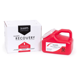CONTAINER, SHARPS MAILBACK 1GLPRO-TEC (18/CS) | Quantity - 1x EA