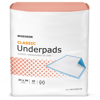 UNDERPAD, LIGHT ABSRB 23X36 (10/BG 12BG/CS) | Quantity - 1x BG