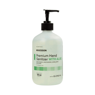 SANITIZER, HAND ALOE W/PUMP 18OZ (12/CS) | Quantity - 1x CS